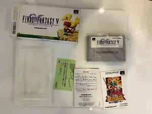 Final Fantasy V Super Famicom Nintendo with box - Picture 1 of 1