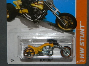 HW HOT WHEELS 2012 HW ACROBACIAS #41/247 MOTOCICLETA BLASTOSA HOTWHEELS AMARILLO - Imagen 1 de 1