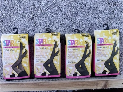 Medias Spanx 4 paquetes talla E 195-265 libras estampadas negras  Foto 1 de 4