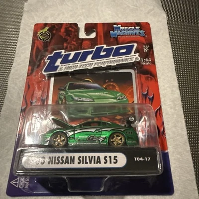 2004 1/64 Muscle Machines Turbo High Tech Performance 2000 NISSAN SILVIA S15 - Image 1 of 4