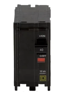 QO240 40 Amp Square D Plug In Circuit Breaker - Picture 1 of 2
