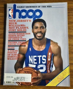 February 1988 NBA Hoop Magazine - Buck Williams New Jersey Nets Cover - Picture 1 of 9