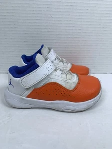 Jordan 11 CMFT Low (TD) CZ0906 Toddler Boys 8C Orange Blue White Sneakers (S415) - Picture 1 of 8