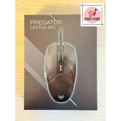 acer Predator Cestus 325 PMW200 USB gaming mouse black 6buttons computer PC - Image 1 of 4
