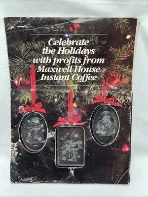 Maxwell House咖啡广告和圣诞装饰品1983 — 第 1/4 张图片