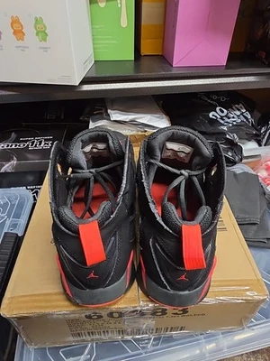 Nike Air Jordan True Flight Hombre Tenis Negro/Infrarrojo, Gamuza, Talla 10 Foto 1 de 4