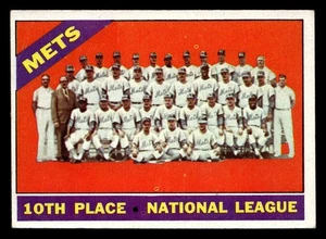 1966 Topps New York Mets #172 VG New York Mets - Picture 1 of 2