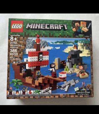🔥 LEGO Minecraft 21152: The Pirate Ship Adventure - Retirado - (NUEVO Y PRECINTADO) 🔥 Foto 1 de 4
