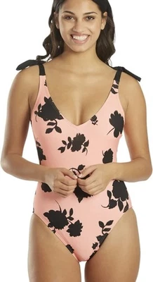Traje de baño para mujer Kate Spade New York de una pieza rosa concha L13443 talla M Foto 1 de 4