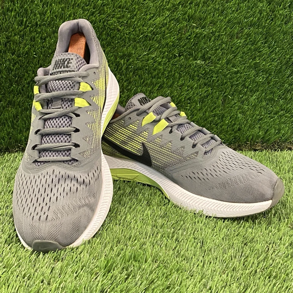 Nike Air Zoom Span 2 Running Shoes Men’s Sz 12 Sneakers Lace Up Vented Gray Volt - Image 1 of 4