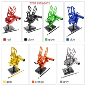 CNC Race Rearset Footpeg Footrest Peg For Kawasaki Customized Models Motorcycle - Picture 1 of 42