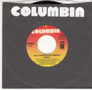DOLLY PARTON and FRIENDS - ROMEO - MINT COLUMBIA RECORDS 45 - UNPLAYED NEW - Picture 1 of 2