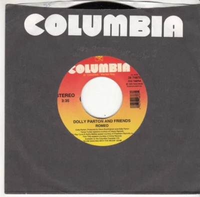DOLLY PARTON and FRIENDS - ROMEO - MINT COLUMBIA RECORDS 45 - UNPLAYED NEW - Image 1 of 2