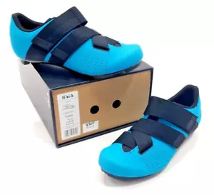 Fizik Tempo Powerstrap R5 Blue/Black EU 41/US 8-1/4 Road Bike Shoes $139.99 MSRP - Picture 1 of 12