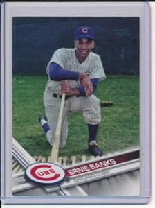 Ernie Banks 2017 Topps Series 2 Photo Variation SP Chicago Cubs #US10 - Picture 1 of 1
