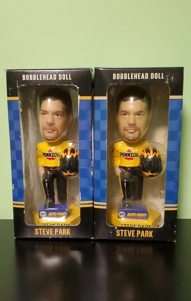2 Bobblehead Steve Park #1 7 pulgadas Pennzoil Napa Racing 2003 Nascar Foto 1 de 4