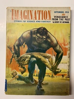 Imagination Stories of Science and Fantasy September 1954 Pulp Geoff St. Reynard - Image 1 of 2