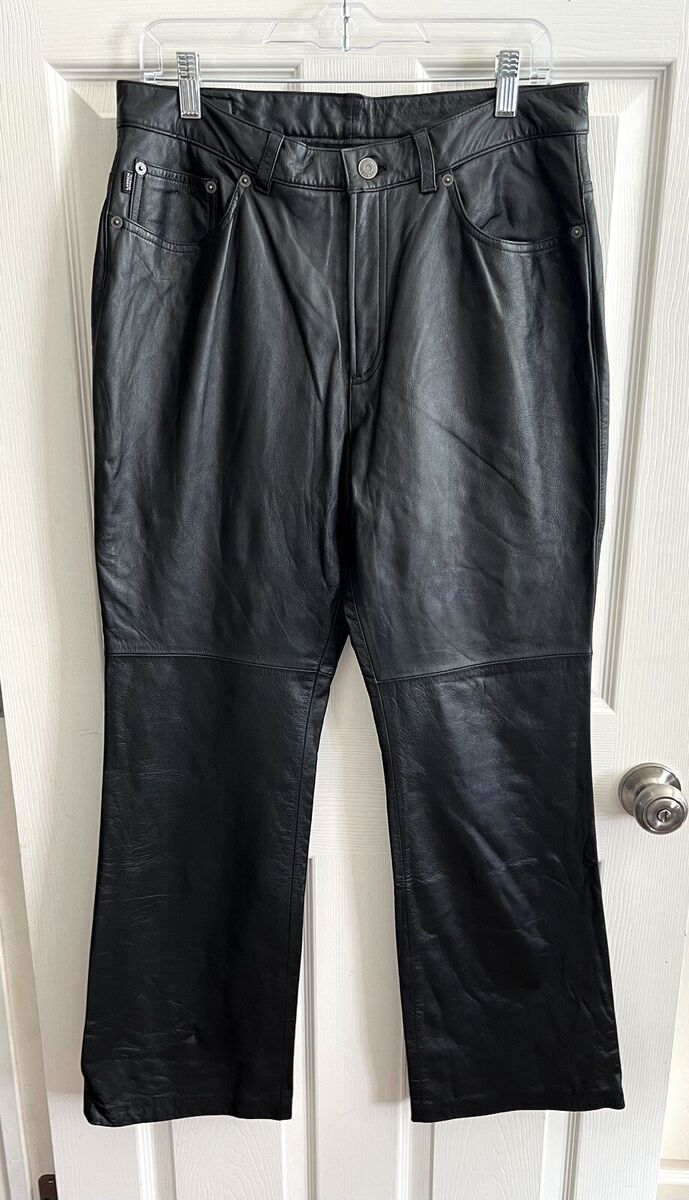 Lauren Ralph Lauren Black Leather Pants for Women for sale Lauren Ralph Lauren Black Leather Pants for Women for sale