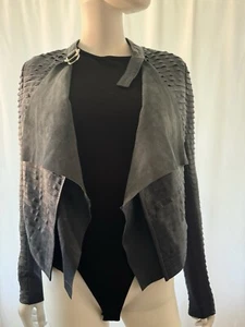 NWT $348 Marciano Women's Shayna Moto Jacket  Leather  Black Size XS - Picture 1 of 15