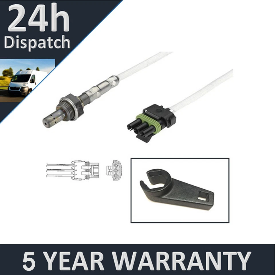 Adatto per sensore lambda Vauxhall Omega Frontera + strumento di montaggio anteriore Purevue 3 fili - Immagine 1 di 1