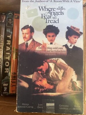 Where Angels Fear to Tread VHS Helena Bonham-Carter, Judy Davis PLAY TESTED - Image 1 of 2