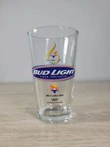 Vaso de pinta Bud Light Budweiser 2002 Juegos Olímpicos de Salt Lake - Imagen 1 de 3