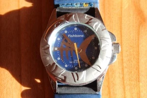 Fishbone Quarz Analog Herren Armbanduhr Batterie neu - Bild 1 von 3