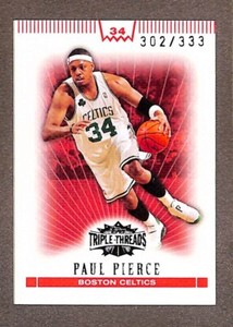 2007-08 Topps Triple Threads Emerald #34 Paul Pierce /333