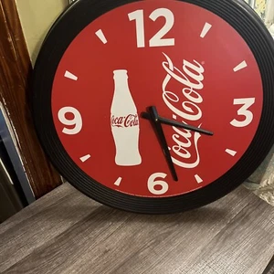 2007 Coca-Cola 18" Clock - Picture 1 of 10