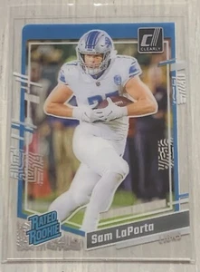 Sam LaPorta - 2023 Panini Clearly Donruss Football Rated Rookie - #81 - Lions - Picture 1 of 2