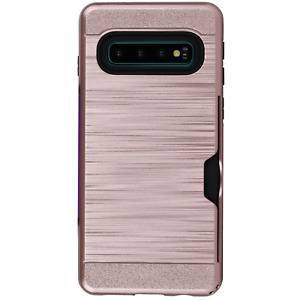 For Samsung Galaxy S8 S9 S10 Plus S10E Phone Case Card Holder Phone Cover