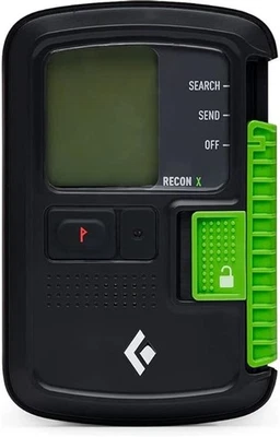 Transceptor de baliza Black Diamond Recon X Avalanche con arnés - negro/verde Foto 1 de 3