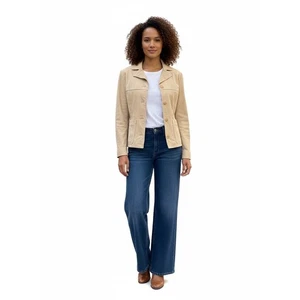 Chaqueta para mujer pequeña vintage años 90 Nine West beige espuma suave abotonada - Imagen 1 de 12