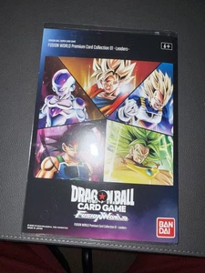 Dragon Ball Fusion World TCG Premium Leader Card Collection Set 01 Bandai Fest - Picture 1 of 4