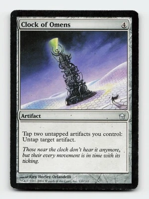 Clock of Omens Fifth Dawn Magic The Gathering MTG Card - Image 1 of 2