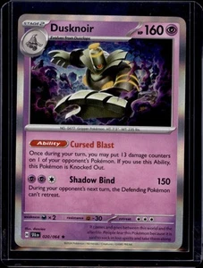 Dusknoir SV: Pokémon Fábula Cubierta #020/064 Pokémon Holo Casi Nuevo+ - Imagen 1 de 2