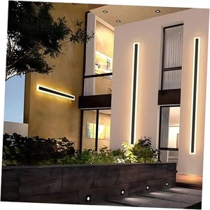 2er-Pack 47,2 Zoll lange moderne LED-Wandleuchte für den Außenbereich, 38 W 2er-Pack - 47,2 Zoll - 38 W - Bild 1 von 7