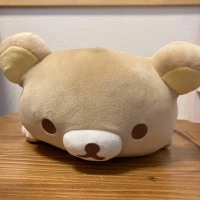 Rilakkuma Mochimochi Big Peluche Giocattolo, Personaggio Squishy Sitting, Usato - Immagine 1 di 4