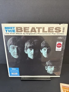 The Beatles-Meet The Beatles! 60th Anniversary Opaque Blue Vinyl Made In France! - Picture 1 of 18