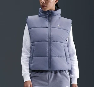 NWT $110 Nike Classic Puffer W’s Therma-FIT Loose Vest Purple Small FZ5922-499 - Picture 1 of 8