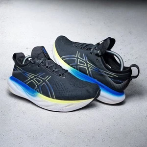 Men's Asics Gel-Nimbus 25 Running Shoes UK 9 EU 44 US 10 Black Blue Gradient - Picture 1 of 13