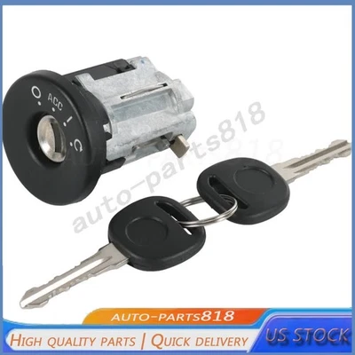 IGNITION LOCK CYLINDER WITH 2 KEYS For 19207987 2004-2008 PONTIAC GRAND PRIX - Image 1 of 4