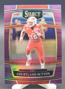 Courtland Sutton 2022 Select Draft Picks púrpura/75 SMU #93 Denver Broncos NFL - Imagen 1 de 2