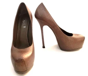 YSL Yves Saint Laurent High Heel Shoes Size 9 - Picture 1 of 7