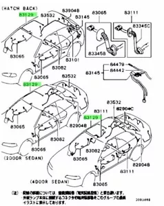 Arnés, techo para: Mitsubishi Lancer Evo 5 6 CP9A - Imagen 1 de 1