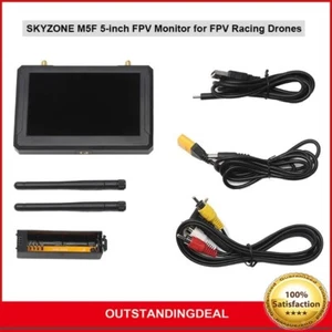 SKYZONE M5F 5" FPV Monitor Low Delay Screen FPV DVR Recording for Racing Drones - Picture 1 of 5