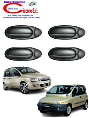 Kit 4 Maniglie Apri Porta Esterna Anteriore Posteriore per Fiat Multipla 98-10 - Imagen 1 de 2