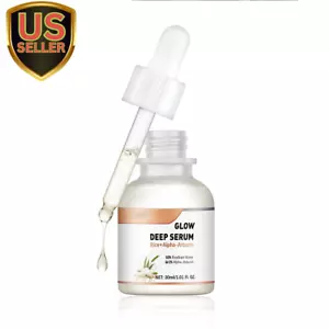 Glow Deep Serum, 68% Rice Bran Water, 2% Alpha-Arbutin, Hydrating Facial Soot... - Picture 1 of 1