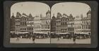 The Grande Place, with its famous mediaeval medieval guild houses - Old Photo