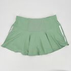 Lucky In Love Tech Performance Green Tennis 13" Length Skirt Skort M 8-10
